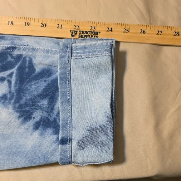 J. Jill Blue Tie-Dye Ankle Jeans - Picture 9 of 10